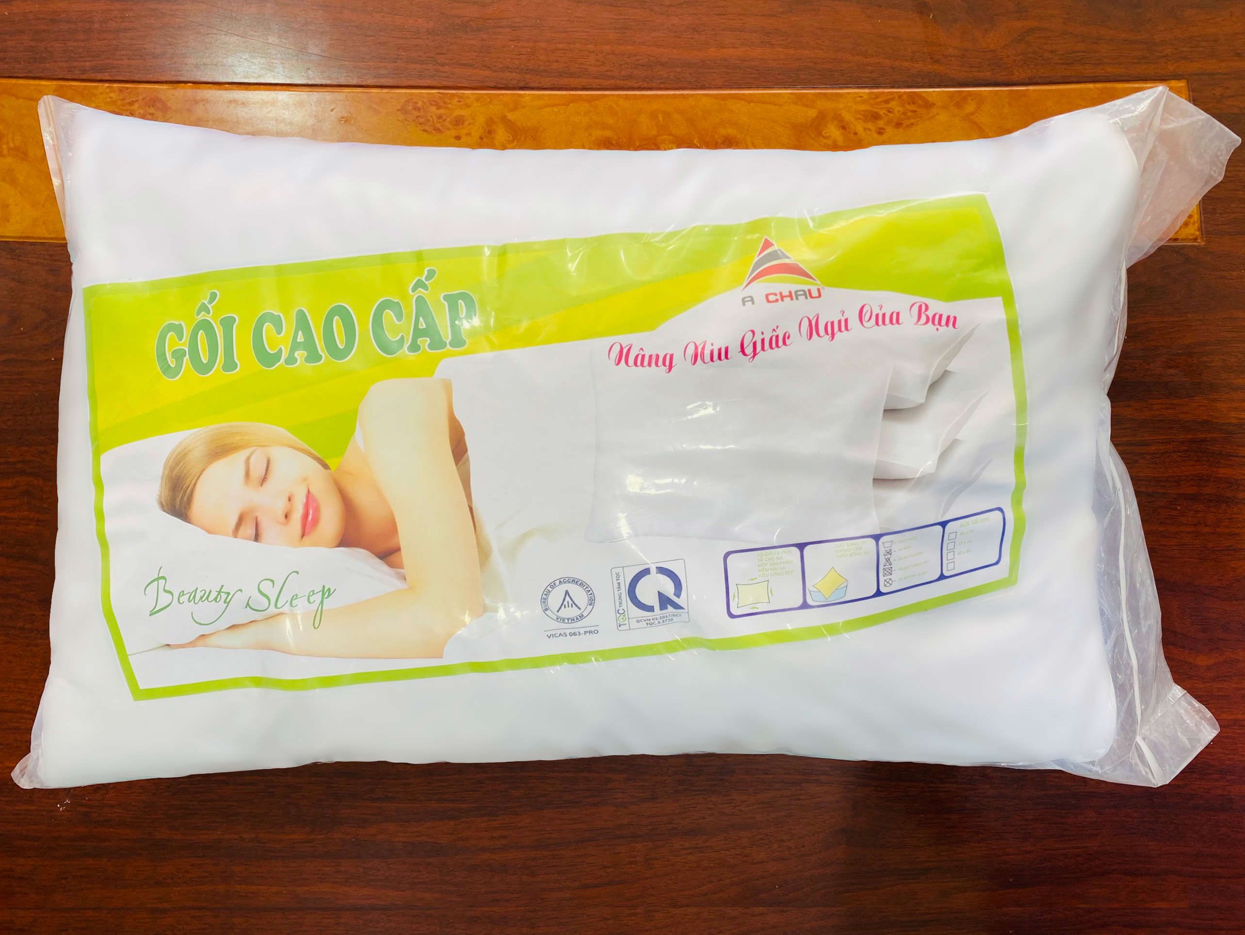 Gối Nằm Gòn Nhân Tạo Á Châu