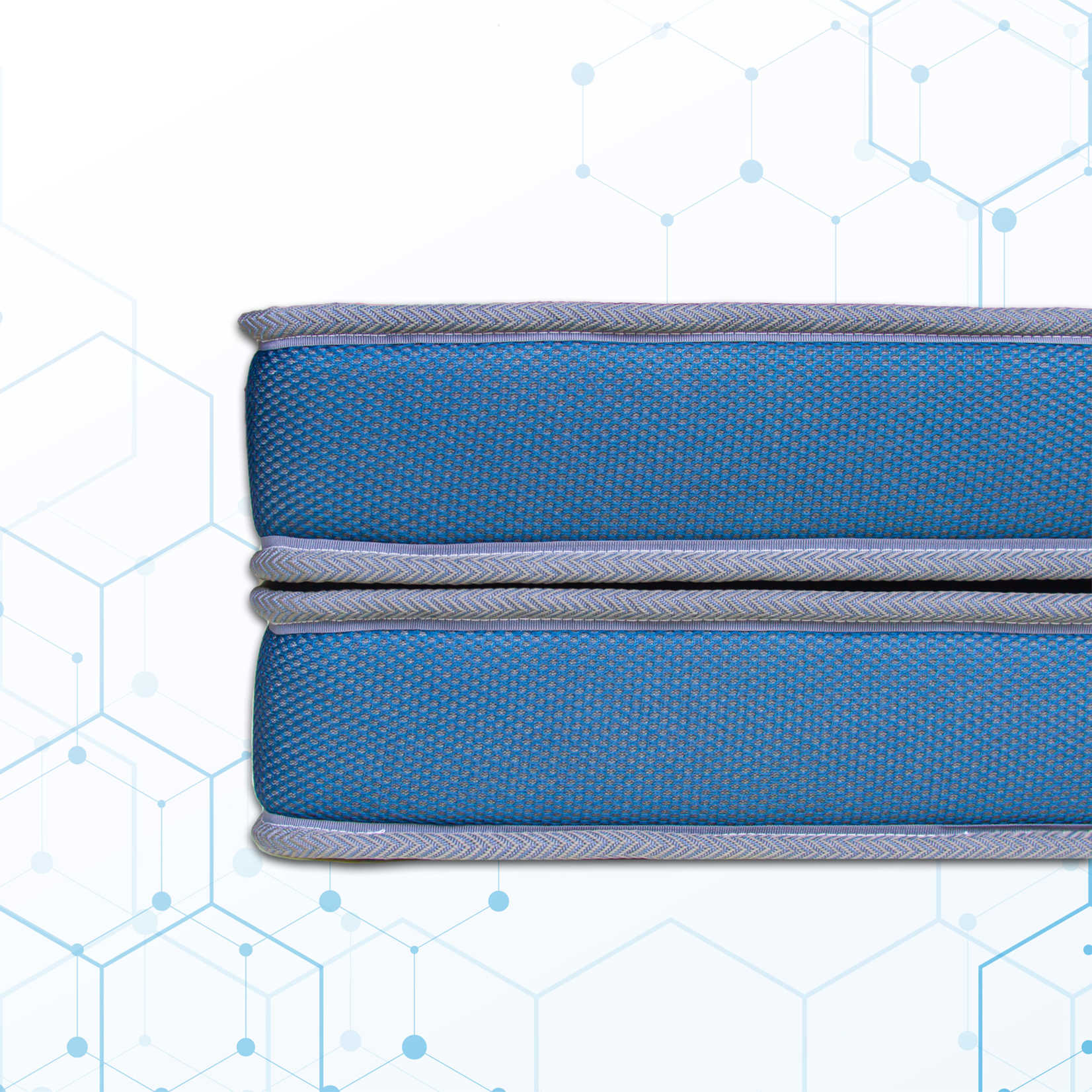 Nệm Foam Đa Tầng Cool Air Gấp 2 Á Châu